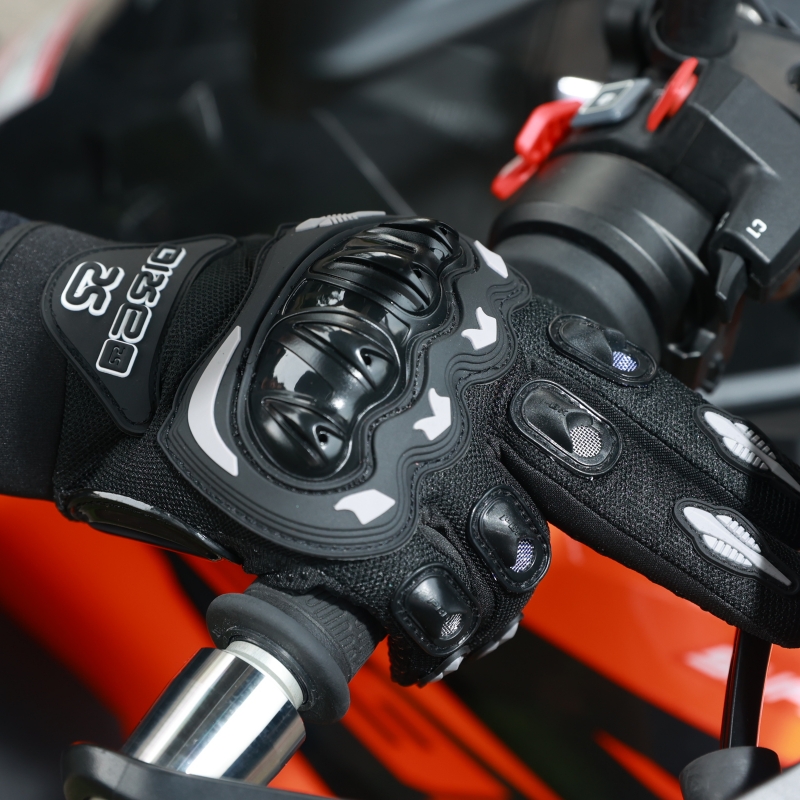 Xxl Motorcycle Gear - Summer Full Finger Motorcycle Gloves Breathable