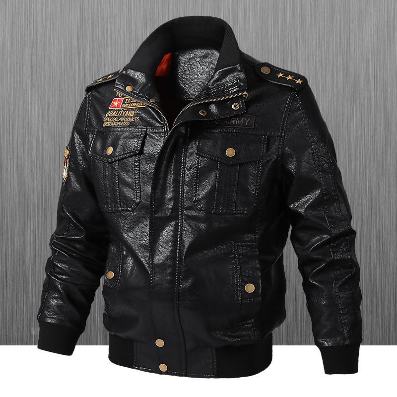 Riding Jacket Leather - Slim Fit Biker Leather Jacket Men's
