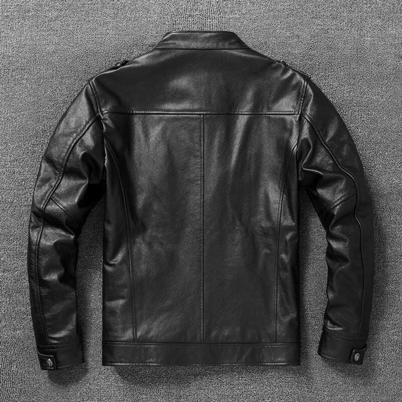 Genuine Leather Man Jackets Sl - Riding Jacket Leather ulasan dan harga