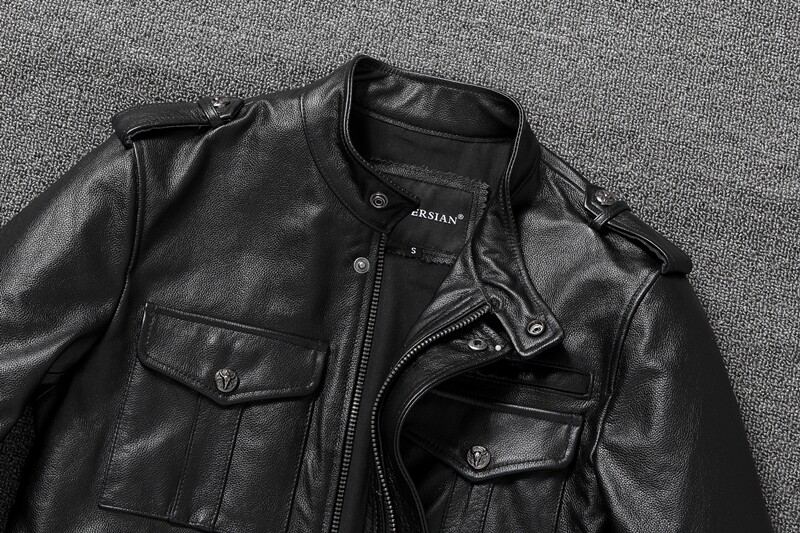 Genuine Leather Man Jackets Sl - Riding Jacket Leather ulasan dan harga