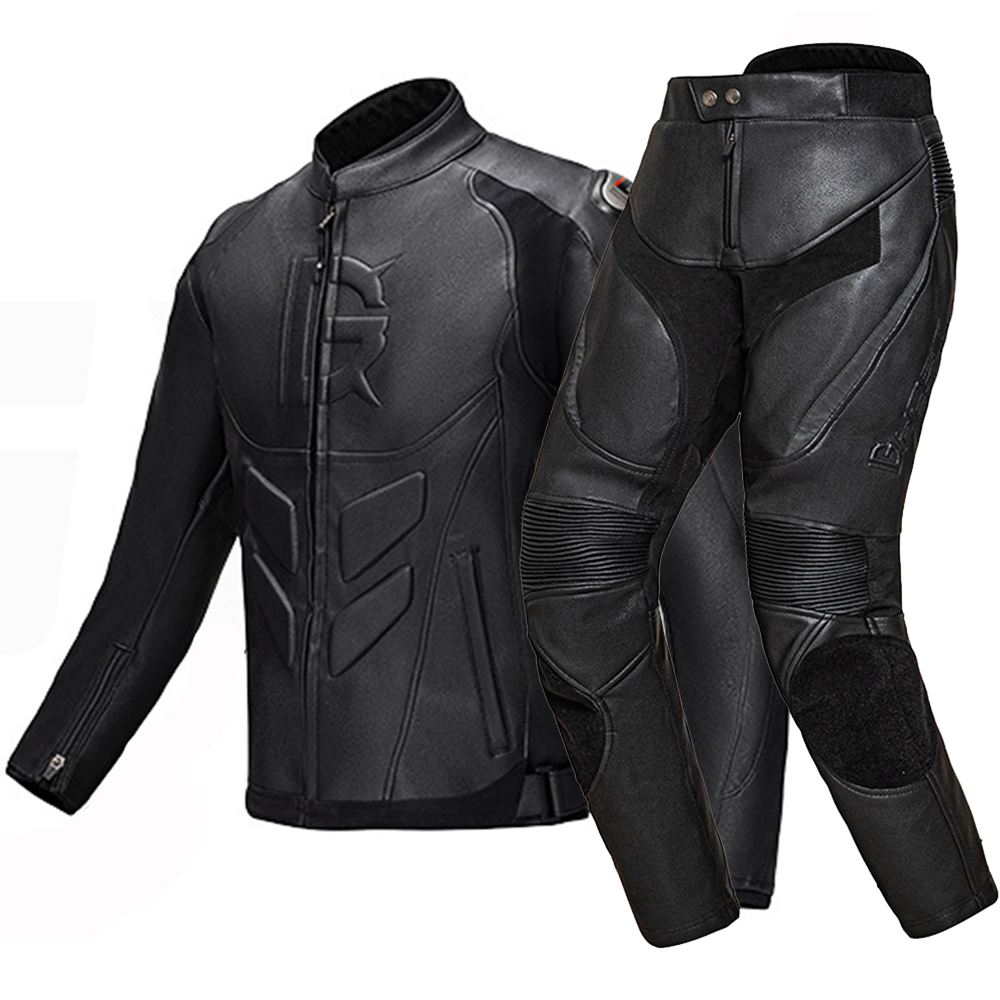 GHOST RACING Winter Motorcycle - Riding Jacket Leather ulasan dan harga