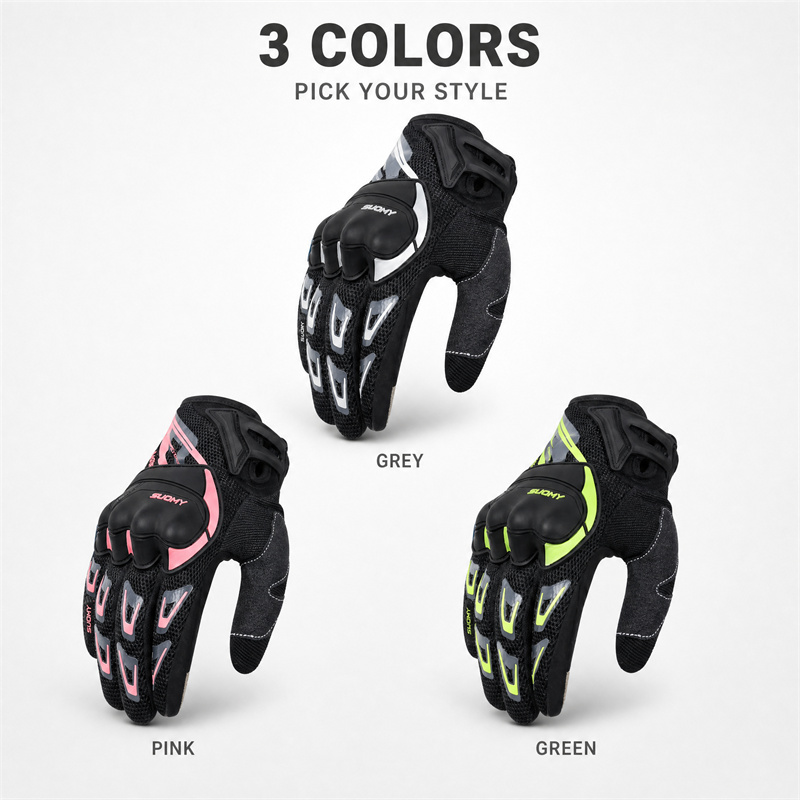 SUOMY Summer Motorcycle Gloves - Xxl Motorcycle Gear ulasan dan harga