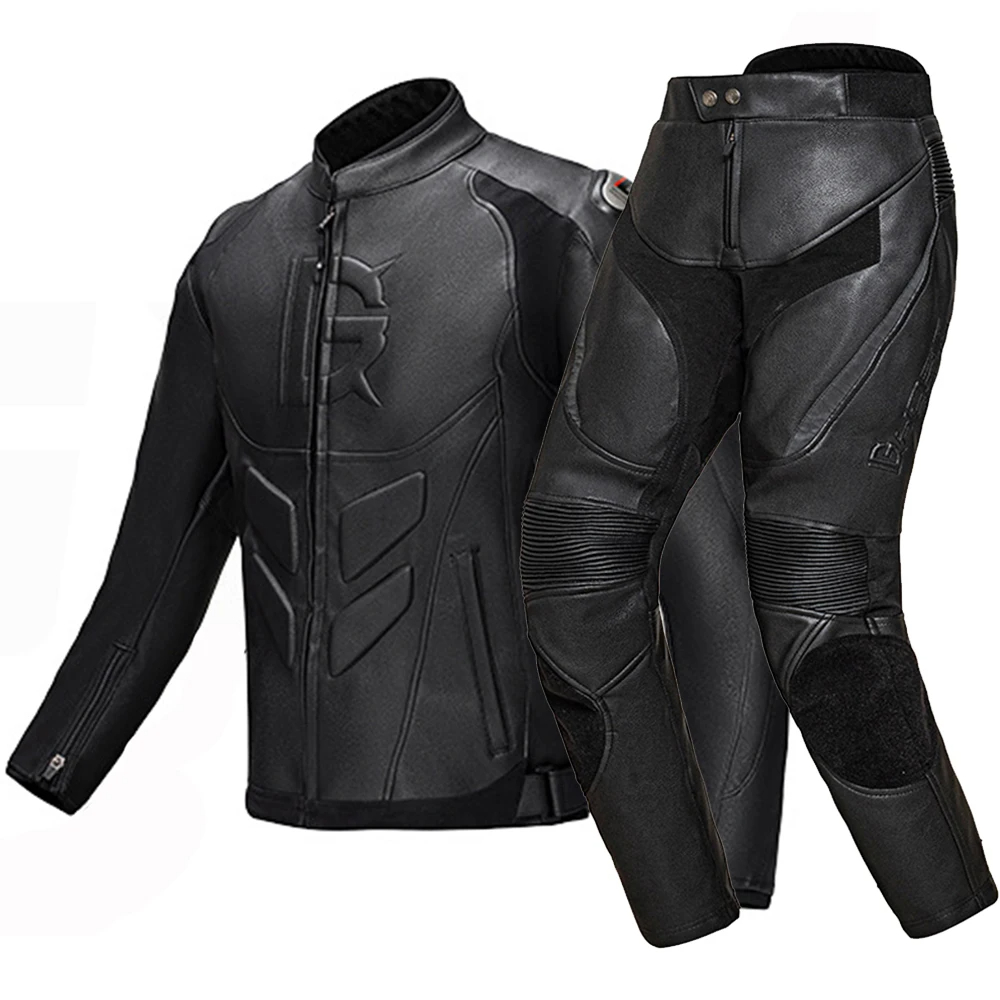 GHOST RACING Winter Motorcycle - Riding Jacket Leather ulasan dan harga