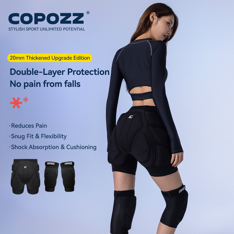 COPOZZ Upgraded Ski Knee Pads  - Motorcycle Gear Protection ulasan dan harga