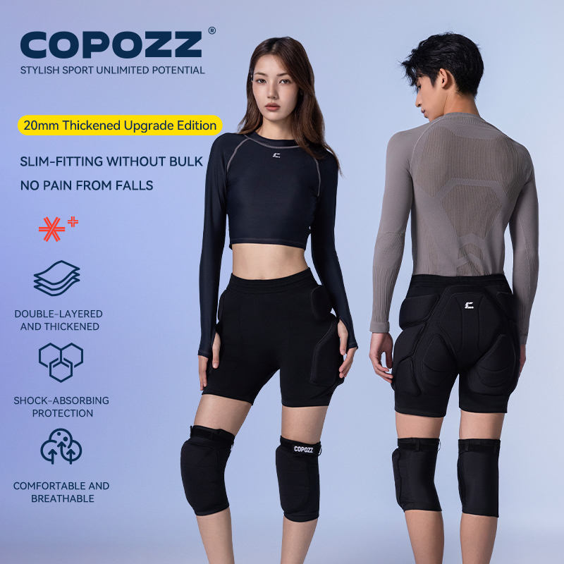 COPOZZ Upgraded Ski Knee Pads  - Motorcycle Gear Protection ulasan dan harga