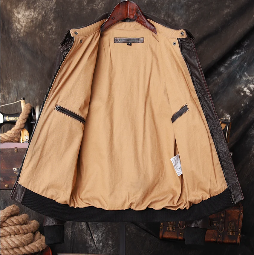 Bomber A2 Pilot Genuine Leathe - Riding Jacket Leather ulasan dan harga