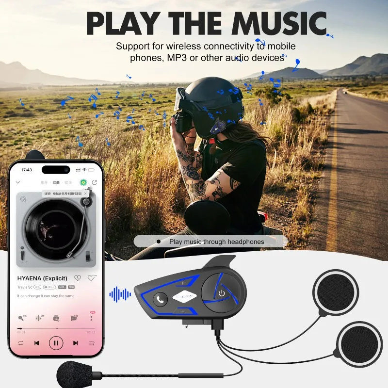 Houtonsen S3 Helmet Intercom H - Intercom Headset Helmet ulasan dan harga