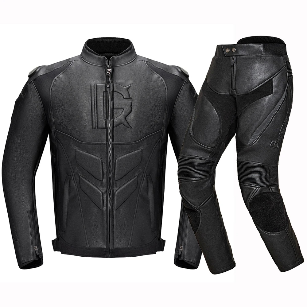 Retro Leather Motorcycle Jacke - Riding Jacket Leather ulasan dan harga