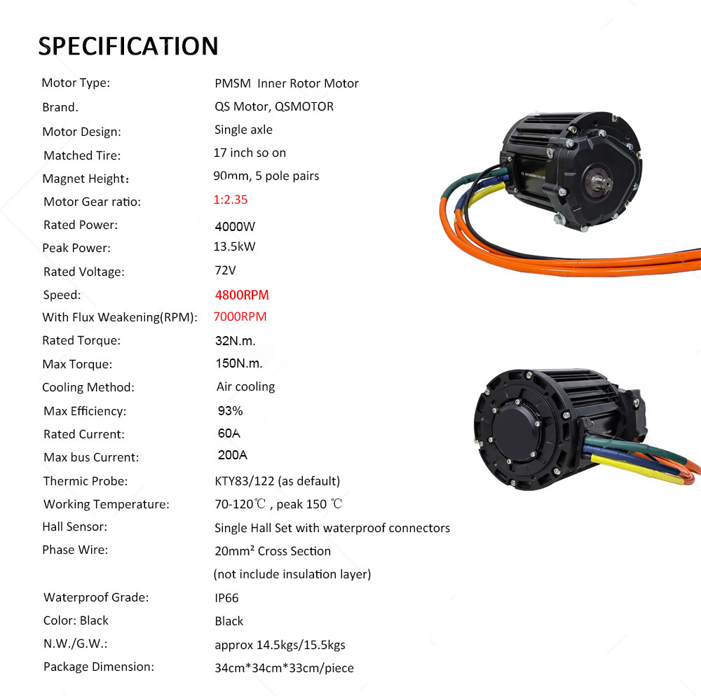 QS 90H 138 4000W V3 Mid Drive  - Motorcycle Gear Garage Storage ulasan dan harga
