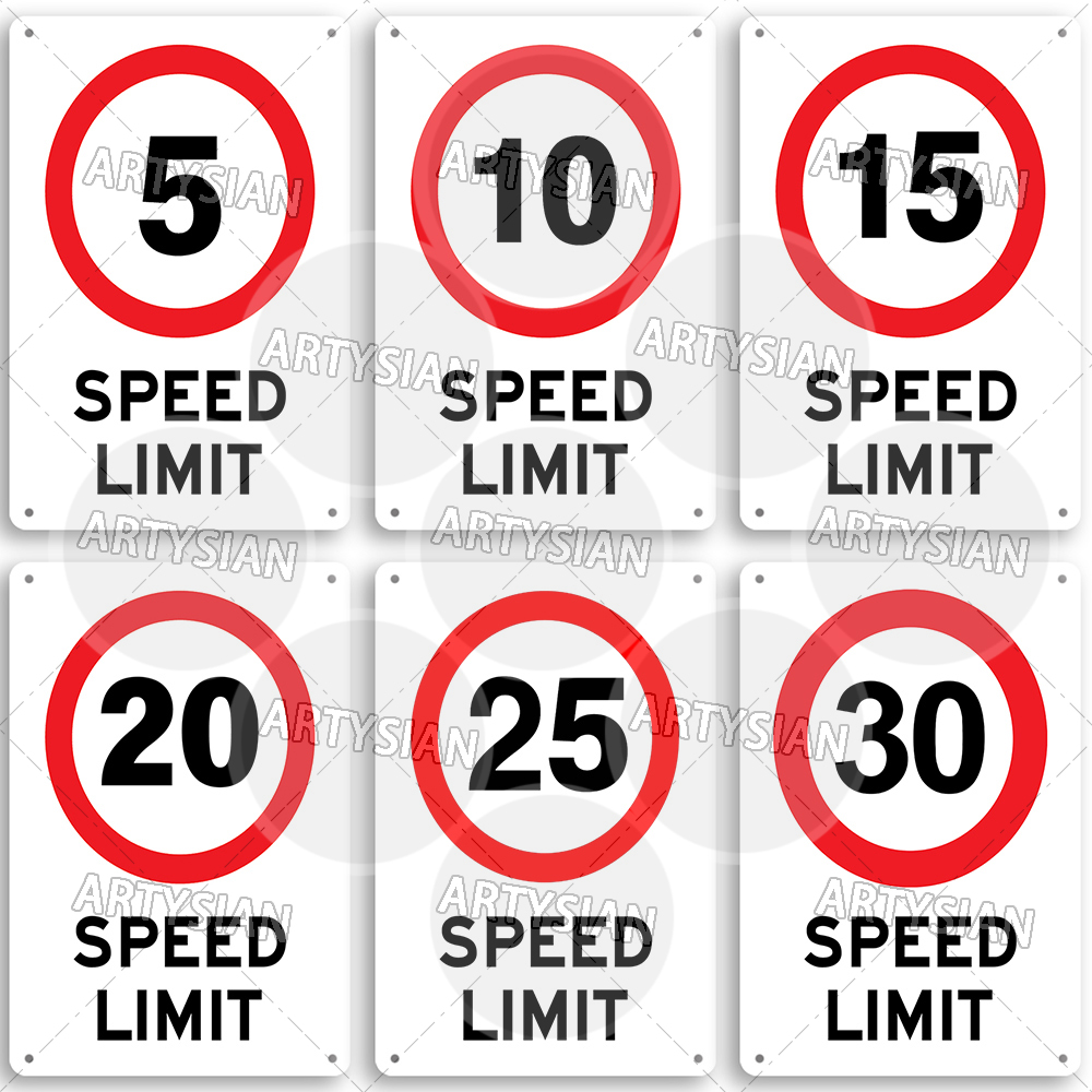 Speed Limit Metal Sign Traffic - Motorcycle Gear Near Me ulasan dan harga
