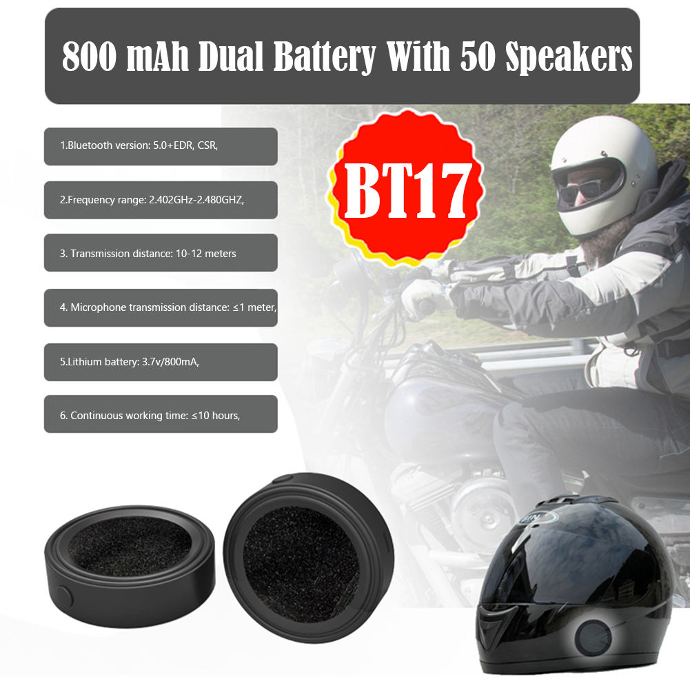 BT17 Handsfree Bluetooth-compa - Intercom Headset Helmet ulasan dan harga